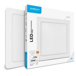 plafoniera led patrata 24w 295mm 6000k 2040lm modee