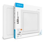 plafoniera led patrata 24w 295mm 6000k 2040lm modee