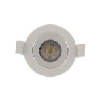 spot led incastrabil rotund mobil 3w 60mm 6500k, well