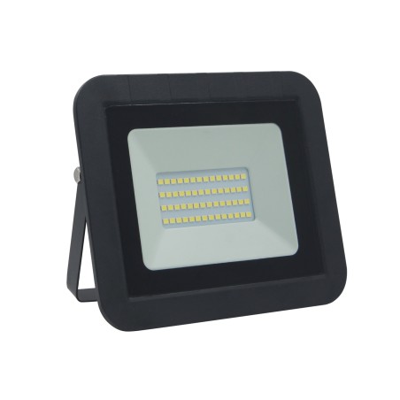 proiector led 30w 2700lm ip65 6500k negru well