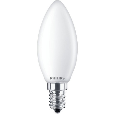 bec led filament philips lumanare b35 e14 4.3w (40w), lumina calda 2700k, 929001345355
