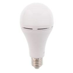 bec led cu acumulator a60 e27 7w 230v lumina rece well