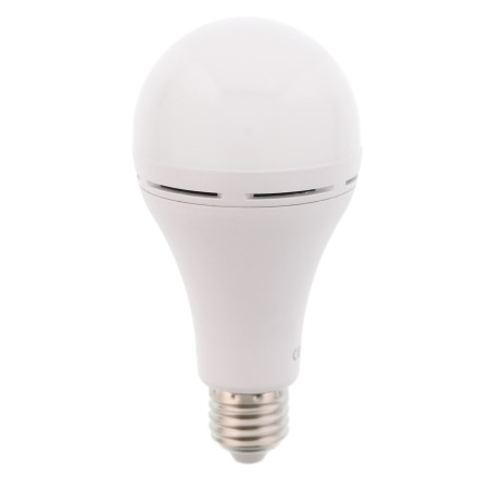 bec led cu acumulator a60 e27 7w 230v lumina rece well