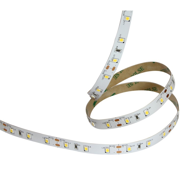 banda led smd2835 lumina rece 6000k 12v 60led/m 6w/m ip54 5m well
