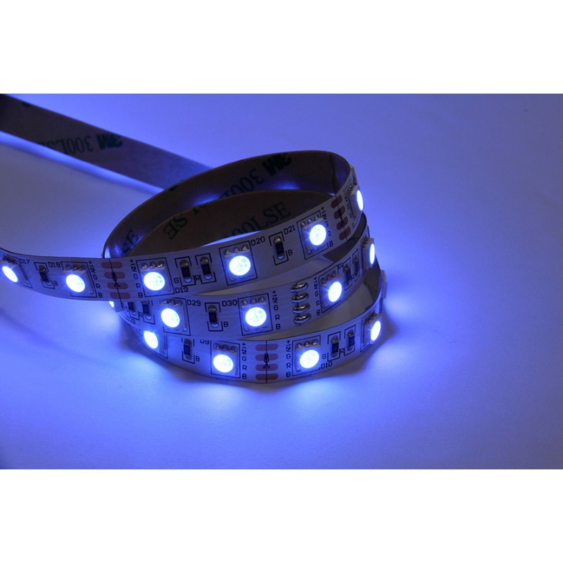 banda led smd5050 rgb 12v 60led/m 14.4w/m ip20 5m banda led smd5050 rgb 12v 60led/m 14.4w/m ip20 5m