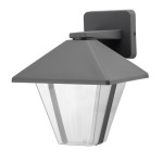 aplica perete exterior well milano e27 60w ip44 gri inchis aplica perete exterior well milano e27 60w ip44 gri inchis