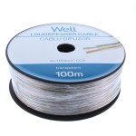 cablu difuzor transparent 2x1.00mmp, 100m, well