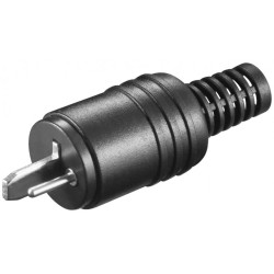 conector pentru difuzor conexiune prin insurubare si protectie cablu, negru, set 10 bucati