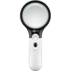 lupa led pentru citire, alb, ideal pentru afisarea detaliilor fine (cum ar fi fonturi, imagini, obiecte extrem de mici), goobay