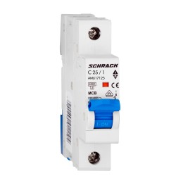 siguranta electrica automata schrack amparo am617125--, 6ka, 25a, 1 modul