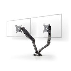 suport birou 2 monitoare 10-32", nedis
