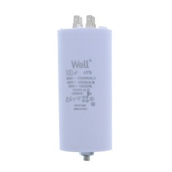 condensator pornire motor 400v 100uf cu surub, well
