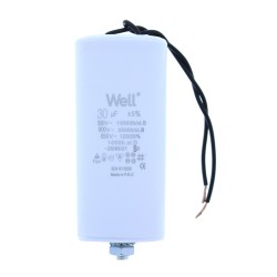 condensator pornire motor 600v 30uf cu fir, well