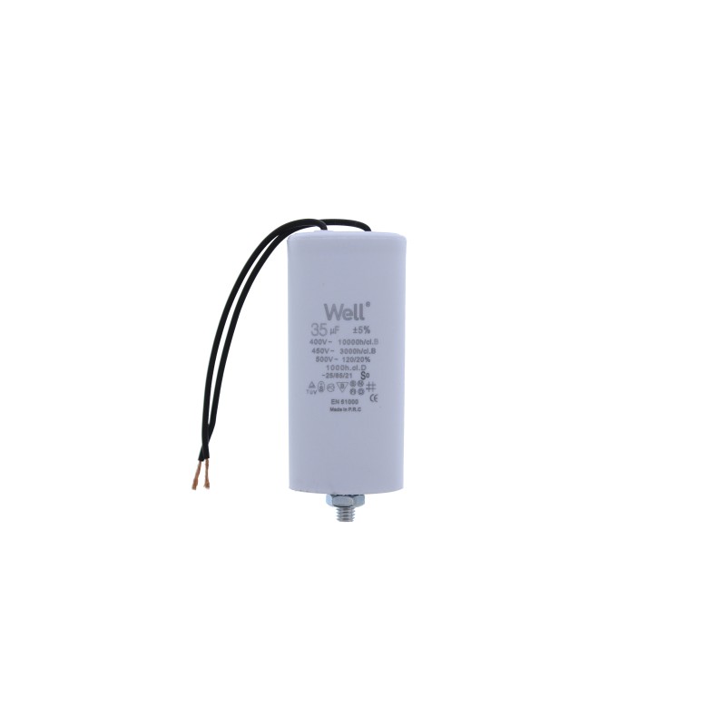 condensator pornire motor 400v 35uf cu fir, well