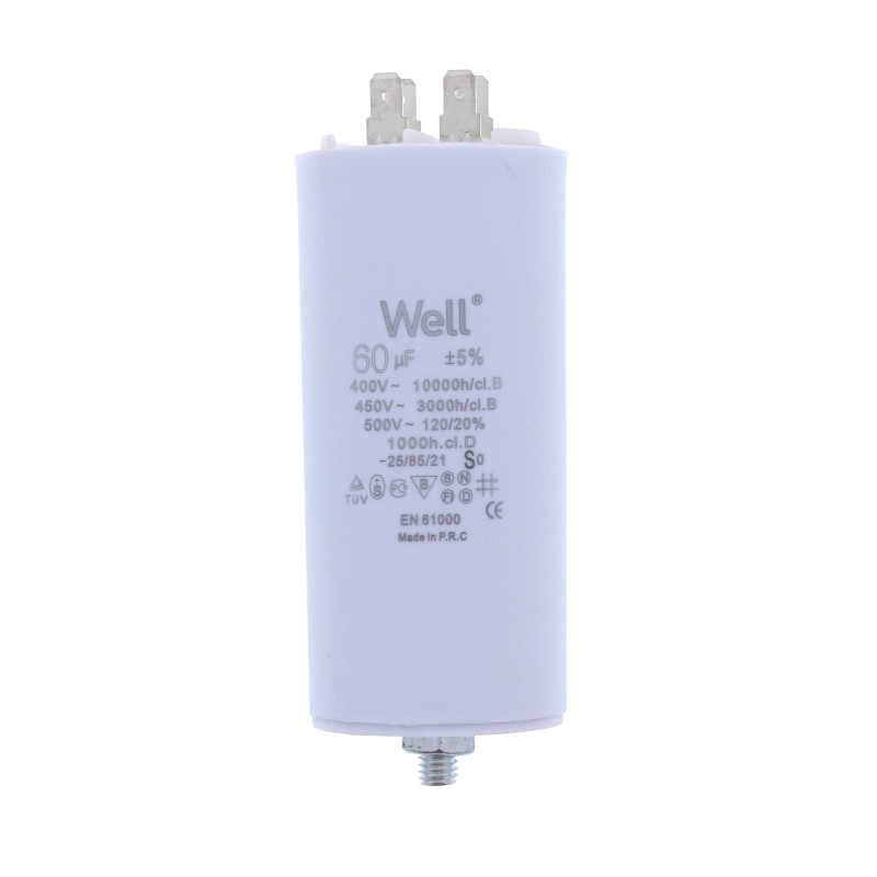condensator pornire motor 400v 60uf cu pin, well