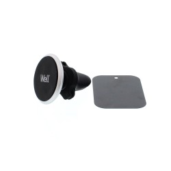 suport auto magnetic pentru telefon cu prindere la ventilatie well
