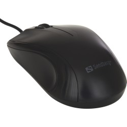 mouse optic sandberg 631-01, 1200dpi, usb, negru