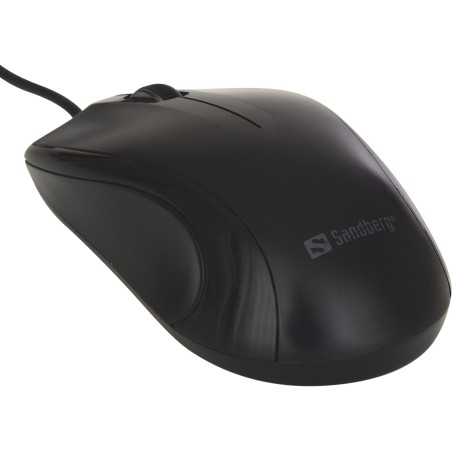 mouse optic sandberg 631-01, 1200dpi, usb, negru