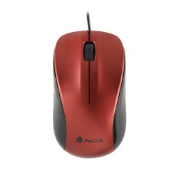 mouse optic ngs crew, 1200dpi, usb, rosu