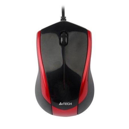 mouse optic usb rosu/negru n-400-2 a4tech