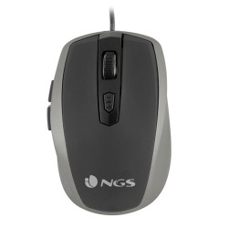 mouse optic usb 800/1600dpi argintiu, ngs