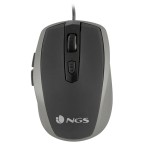 mouse optic usb 800/1600dpi argintiu, ngs