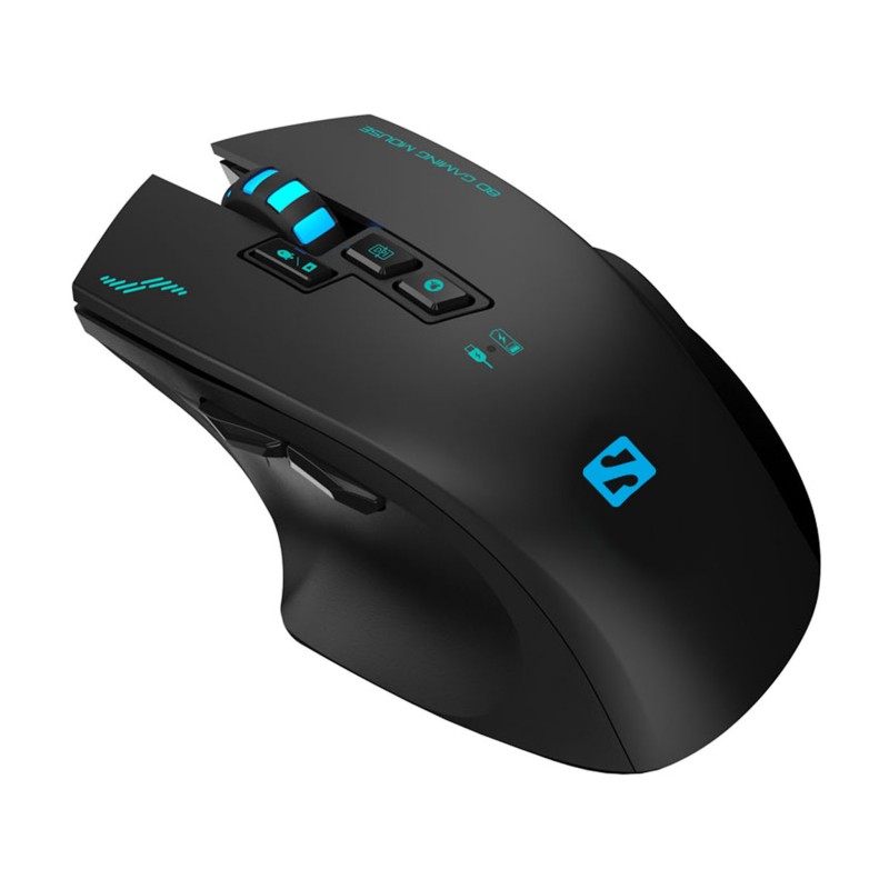 mouse wireless sandberg 640-05 sniper, 2400dpi, usb, iluminat