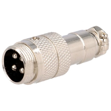 Conectori, Mufă pentru microfoane tată PIN: 4 pe cablu drept -1, dioda.ro