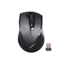 mouse wireless a4tech g9-730fx, 2000 dpi, usb, negru