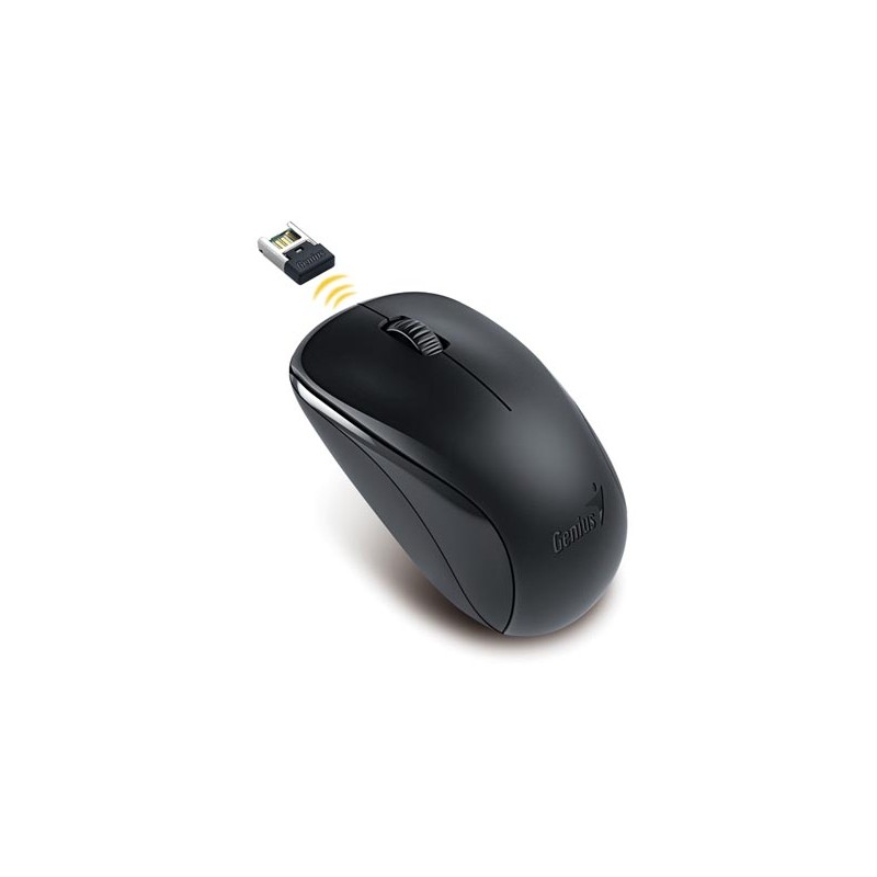mouse wireless genius nx-7000, 1200 dpi, negru