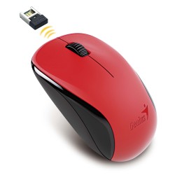 mouse wireless genius nx-7000, 1200 dpi, usb, rosu