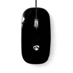 mouse cu fir nedis, 1000 dpi, 3 butoane, negru mouse cu fir nedis, 1000 dpi, 3 butoane, negru