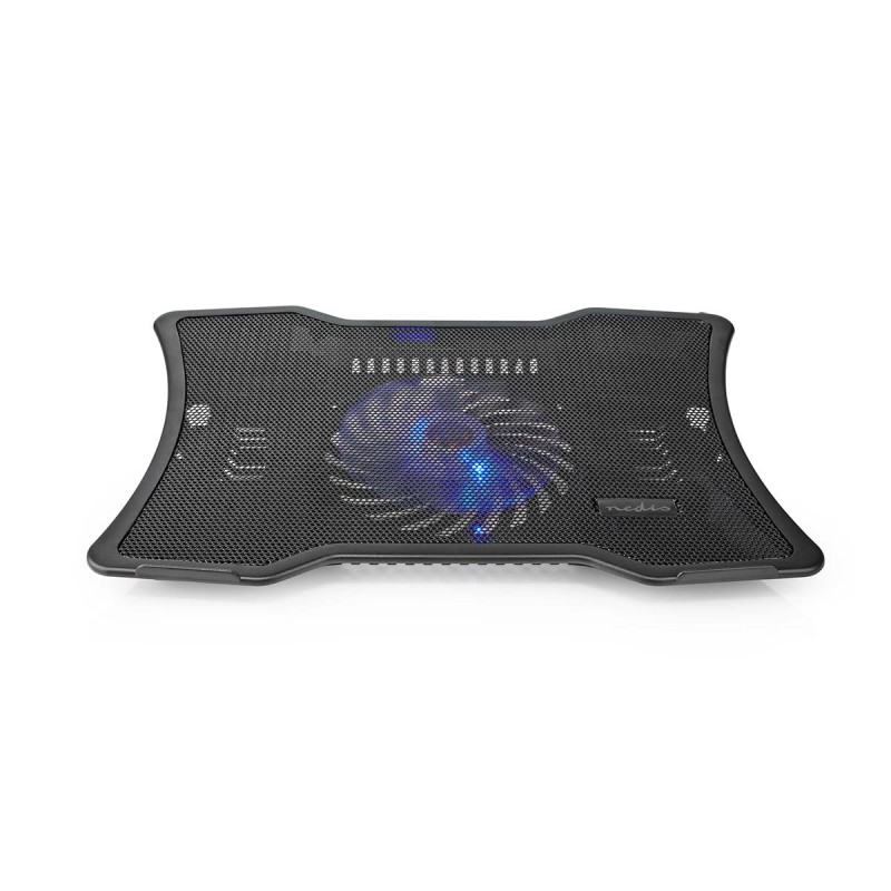 cooler laptop nedis, 1 ventilator, pana la 17", 1x usb, negru