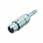 adaptor jack 6.35mm stereo tata   xlr 3 pini mama, neutrik