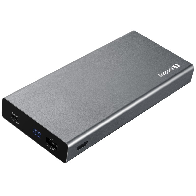 acumulator extern sandberg 420-52, 20000 mah, usb-c, pd 100w