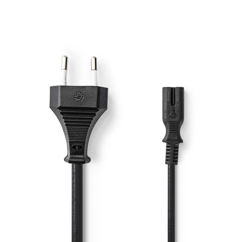 cablu alimentare euro tata - iec-320-c7 3m negru nedis