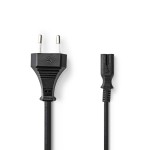 cablu alimentare euro tata - iec-320-c7 3m negru nedis