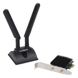 placa de retea pci express wireless ax3000 wi-fi 6, 2 antene 3dbi, bluetooth 5.0, ew-7833axp edimax