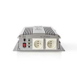 invertor tensiune cu unda sinusoidala modificata nedis, 12v dc - 230v ac, 1700w, 2x prize, fr