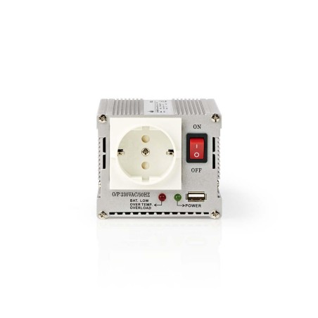invertor de tensiune 12v-230v 300w 1x iesire usb nedis