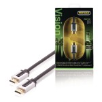 cablu conector hdmi cu functie ethernet 1.0 metru, negru