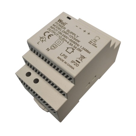 sursa in comutatie ac-dc pe sina din 54w 12v 4.5a well