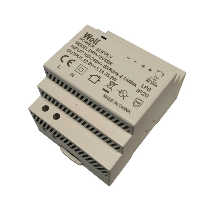 sursa in comutatie ac-dc pe sina din 85w 12v 7.1a well