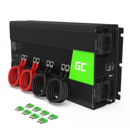 invertor de tensiune 24v -  230v, 3000w, inv27, greencell