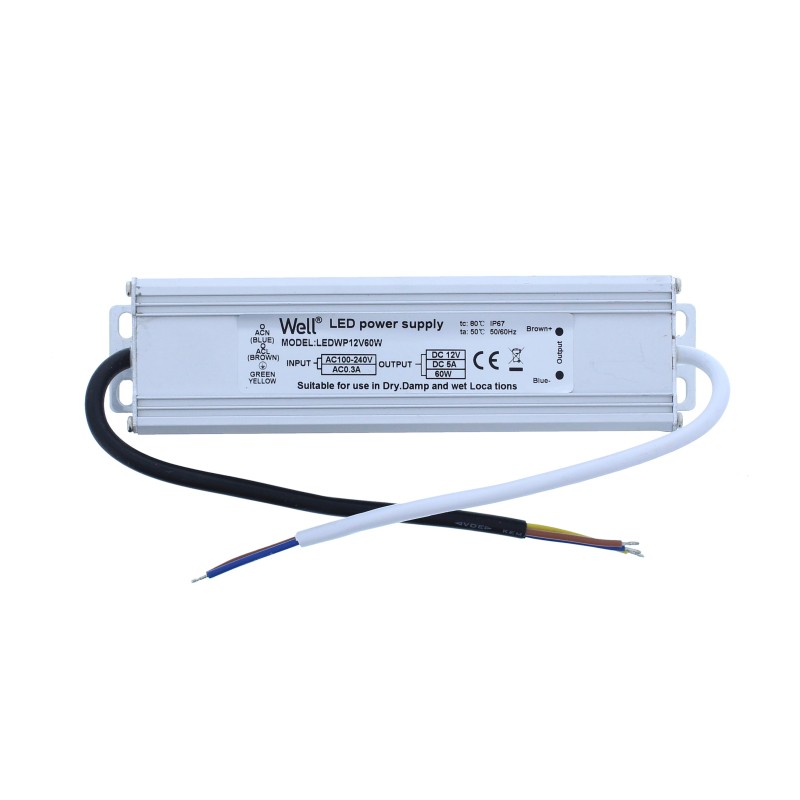 sursa de alimentare led 60w 12v 5a well