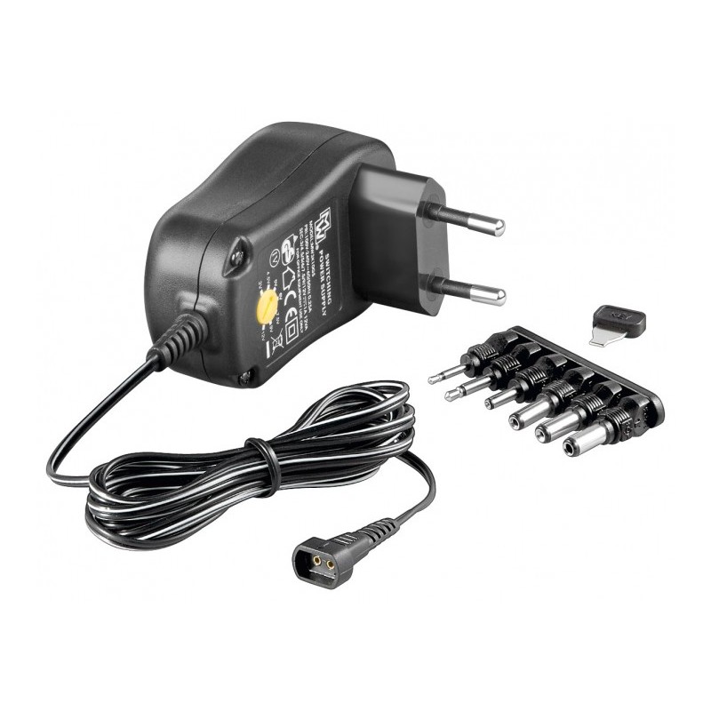 alimentator universal 3-12 v 6 adaptoare goobay