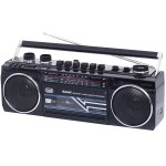 radiocasetofon portabil rr 501 bt fm, bluetooth, mp3, usb, negru trevi