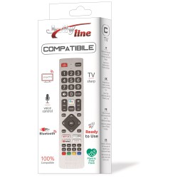 telecomanda universala jolly, tv lcd sharp, control prin voce, ir+bluetooth