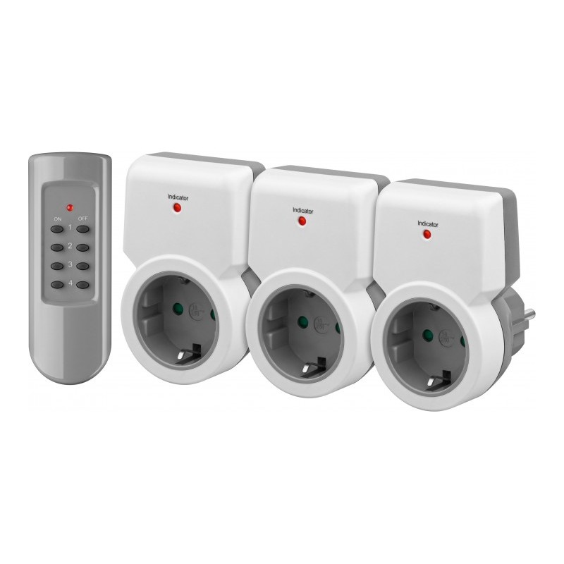 set 3 prize programabile + telecomanda goobay