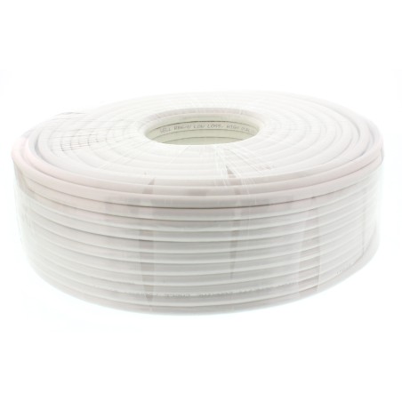 cablu coaxial rg6, 75r,fire cu, ecranat cu folie al -fire cu 48x0.12, well